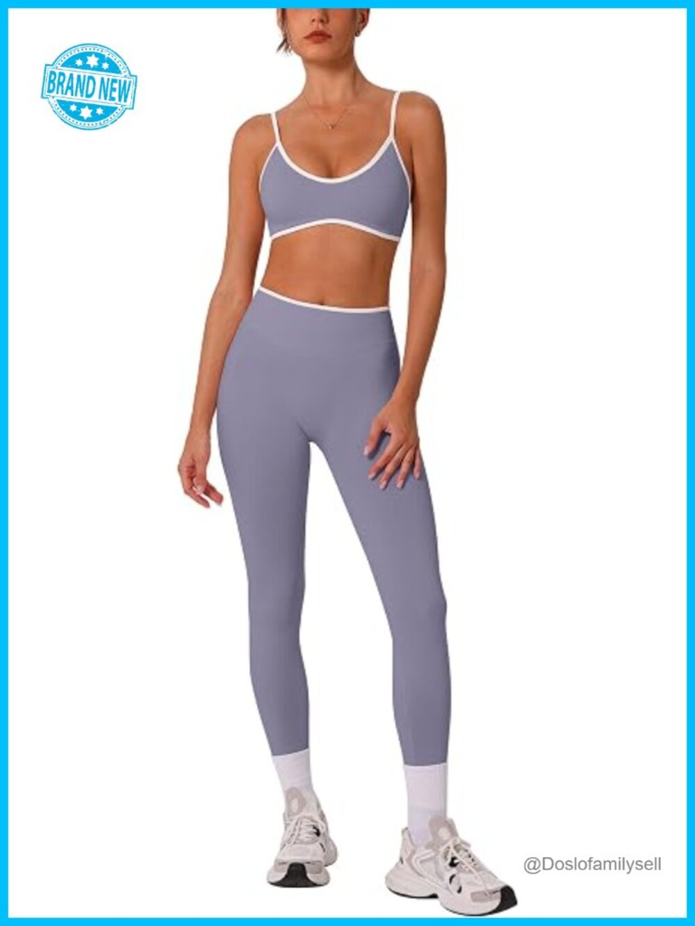 2 Piece Seamless Workout Set Scrunch Butt Lifting Sports Bra Leggings Gym